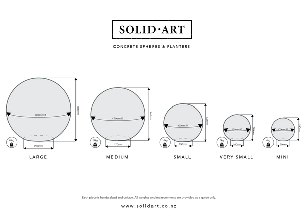 Spheres (Concrete Garden Balls)